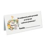 Plic bani Botez, Safari, Model PB37, Carton, Alb.