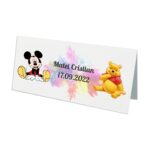 Plic bani Botez, Winnie cu Mickey, Model PB24, Carton, Alb - imagine 2