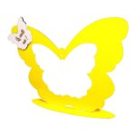 Suport Glob Floral Blank, Fluture, Galben, 33x25cm, SPG002 - imagine 3