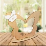 Suport Glob Floral Blank, Fluture, 33x25cm, SPG005 - imagine 2