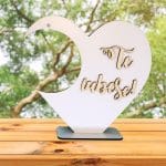 Suport Glob Floral Blank, Inima, Alb, SPG021 - imagine 4