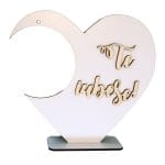 Suport Glob Floral Blank, Inima, Alb, SPG021 - imagine 5