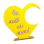 Suport Glob Floral Blank, Inima, Galben, SPG024 - imagine 3