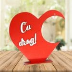 Suport Glob Floral Blank, Rosu, SPG032 - imagine 5