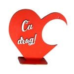 Suport Glob Floral Blank, Rosu, SPG032 - imagine 3