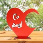 Suport Glob Floral Blank, Rosu, SPG032 - imagine 2