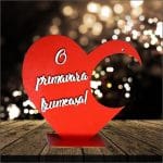 Suport Glob Floral tip Inima, Blank, Lemn, Rosu, SPG035 - imagine 4