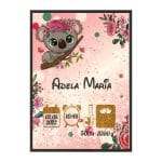 Tablou Personalizat, Date Nastere, Baby Koala, A3, 40x30 cm, TBS002