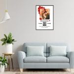 Tablou Personalizat, Poza si Cod QR Melodie, Te iubesc, A3, 40x30 cm, TBS005 - imagine 3