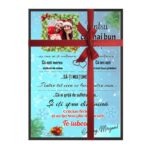 Tablou Personalizat Sot, Cel mai bun Sot, Craciun, A3, 40x30 cm, TBS010 - imagine 2