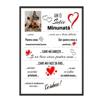 Tablou Personalizat Sotie A3 4030 Cm Tbs007