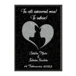 Tablou Romantic Personalizat Te Iubesc A3 40 30 Cm Tbs013