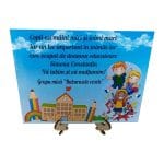 Decoratiune Cadou, Personalizata, Educatoare, Lemn, 20x15cm, DCPS011