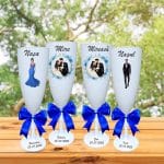 Set 4 Pahare Personalizate, Nunta, Miri, Nasi, Alb, PHRP017 - imagine 4