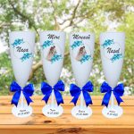 Set 4 Pahare Personalizate, Nunta, Miri, Nasi, Alb, PHRP035 - imagine 4