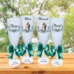 Set 4 Pahare Personalizate, Nunta, Miri, Nasi, Alb, PHRP039 - imagine 4