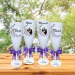 Set 4 Pahare Personalizate, Nunta, Miri, Nasi, Alb, PHRP043 - imagine 4