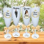 Set 4 Pahare Personalizate, Nunta, Miri, Nasi, Alb, PHRP047 - imagine 4