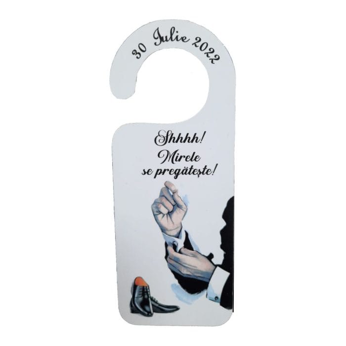 Set Placute Usa Miri, Personalizate, Nunta, 15x6cm, PUSHH007 - imagine 2
