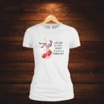 Tricou mireasă personalizat, Bumbac, Alb, TMD002 - imagine 3