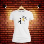 Tricou mireasă personalizat, Bumbac, Alb, TMD004 - imagine 5