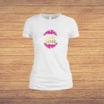 Tricou domnisoara de onoare personalizat, Bumbac, Alb, TMD013.1 - imagine 4