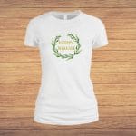 Tricou domnisoara de onoare personalizat, Bumbac, Alb, TMD015.1 - imagine 4