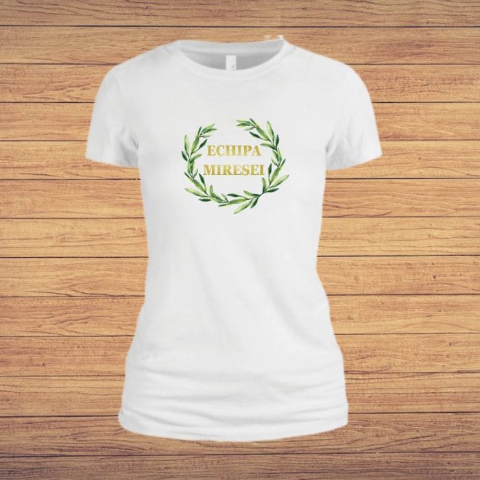 Tricou domnisoara de onoare personalizat, Bumbac, Alb, TMD015.1 - imagine 4