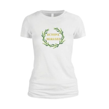 Tricou domnisoara de onoare personalizat, Bumbac, Alb, TMD015.1