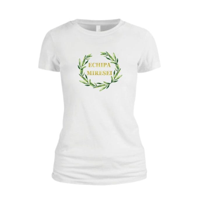 Tricou domnisoara de onoare personalizat, Bumbac, Alb, TMD015.1 - imagine 1
