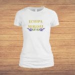 Tricou domnisoara de onoare personalizat, Bumbac, Alb, TMD016.1 - imagine 4