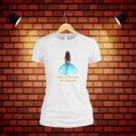 Tricou domnisoara de onoare personalizat, Bumbac, Alb, TMD018.1 - imagine 5