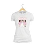 Tricou domnisoara de onoare personalizat, Bumbac, Alb, TMD0019.1 - imagine 2