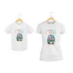 Set Tricouri Paște, Mama-fiica, Alb, TP13 - imagine 2