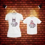 Set Tricouri Paște, Mama-fiica, Alb, TP14 - imagine 4