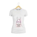 Tricou Pentru Paste, Viitoare mamica, Gravida, Bumbac, Alb, TP17 - imagine 2