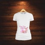 Tricou Paste viitoare mamica, Alb, TP18 - imagine 5