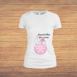 Tricou Paste viitoare mamica, Alb, TP20 - imagine 3