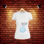 Tricou Pentru Paste, Viitoare mamica, Gravida, Bumbac, Alb, TP21 - imagine 4