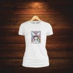 Tricou Pentru Paste, Dama, Bumbac, Alb, TP23 - imagine 5