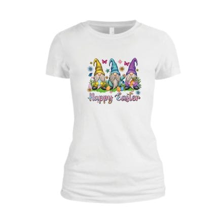 Tricou Pentru Paste, Dama, Bumbac, Alb, TP25