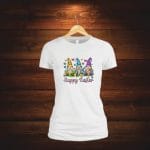 Tricou Pentru Paste, Dama, Bumbac, Alb, TP25 - imagine 5