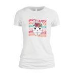 Tricou Pentru Paste, Dama, Bumbac, Alb, TP26