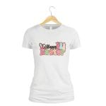 Tricou Pentru Paste, Dama, Bumbac, Alb, TP27 - imagine 2