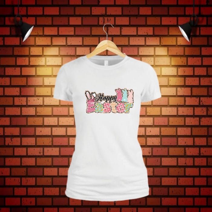 Tricou Pentru Paste, Dama, Bumbac, Alb, TP27 - imagine 5