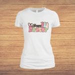 Tricou Pentru Paste, Dama, Bumbac, Alb, TP27 - imagine 4