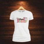 Tricou Pentru Paste, Dama, Bumbac, Alb, TP27 - imagine 3