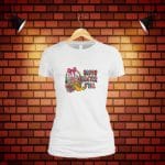 Tricou Pentru Paste, Dama, Bumbac, Alb, TP31 - imagine 5