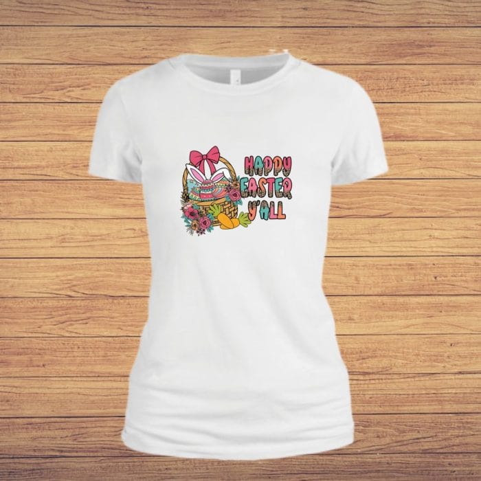Tricou Pentru Paste, Dama, Bumbac, Alb, TP31 - imagine 4