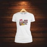Tricou Pentru Paste, Dama, Bumbac, Alb, TP31 - imagine 3